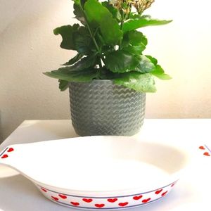 Vintage 1970s Northland Japan Heart Bakeware